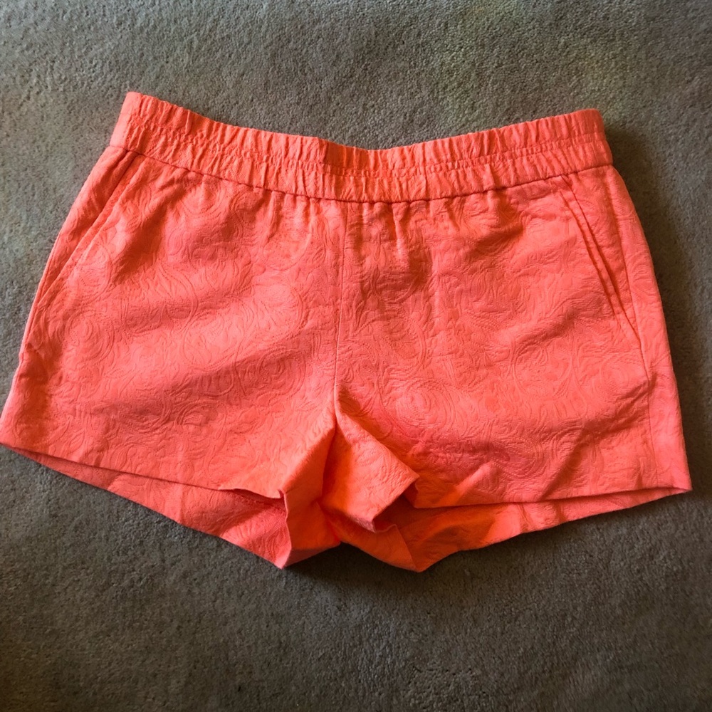 J.Crew 3" floral jacquard boardwalk pull-on short